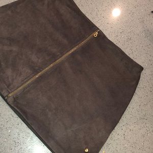 Brownie zip-up skirt